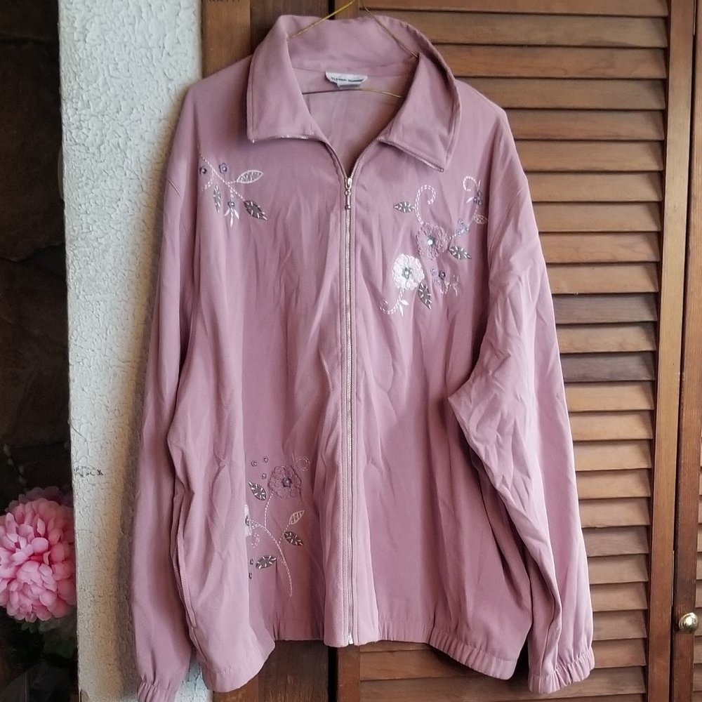 Alfred Dunner size 20W jacket with embroidery